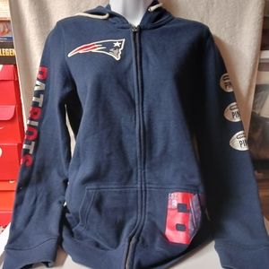 Victoria's Secret Love Pink New England Patriots Hoodie, Medium